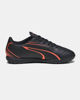 Immagine di PUMA - SCARPA DA CALCETTO JUNIOR NERE E ROSSO FLUO VITORIA TT JR DAL 28 AL 38½,   107487-09