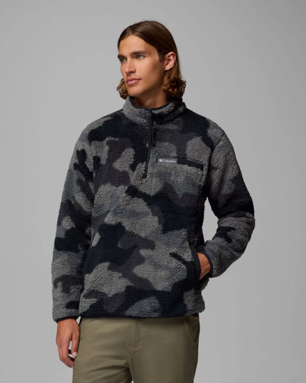 Immagine di COLUMBIA - PILE DA UOMO 1/2 ZIP RUGGED RIDGE HIGH HZ GRIGIA E NERA , 2135471-011