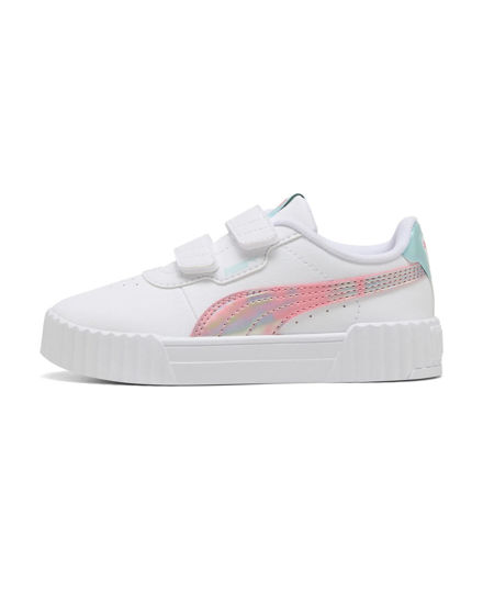Immagine di PUMA - SNEAKERS BIMBA CARINA 3.0 SPACE BELLE PS BIANCHE, ROSA E CELESTI DAL 28 AL 35, 402806-01