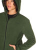 Immagine di ON SPIRIT - PILE UOMO  CON CAPPUCCIO FULL ZIP VERDE SCURO - ANDREA
