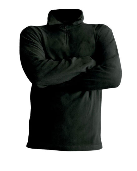 Immagine di ON SPIRIT - MICROPILE UOMO  MEZZA ZIP NERO - EDOARDO