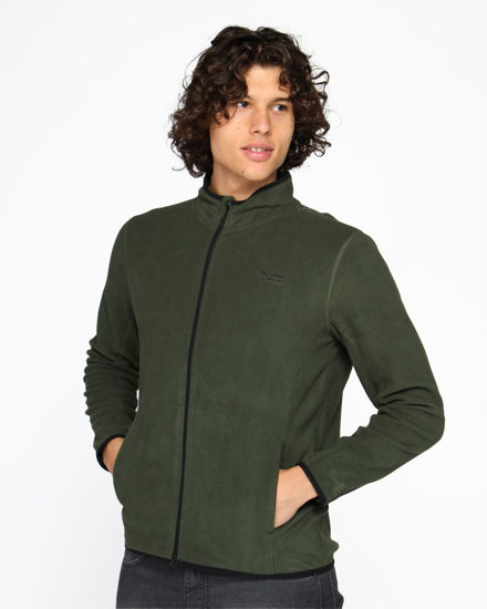 Immagine di ON SPIRIT - PILE UOMO  FULL ZIP  VERDE MILITARE- EMILIO