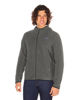 Immagine di ON SPIRIT - PILE UOMO  CON CAPPUCCIO FULL ZIP GRIGIO SCURO - ANDREA