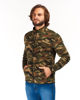 Immagine di ON SPIRIT - PILE UOMO  FULL ZIP  FANTASIA  MILITARE BEIGE, MARRONE, VERDE E NERO - ARTURO