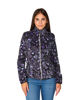 Immagine di ON SPIRIT - PILE  DONNA FULL ZIP LILLA E NERO FANTASIA FIORI  OLIVIA