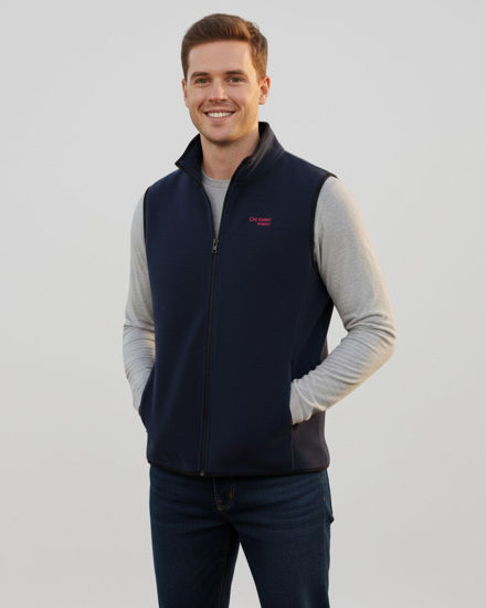 Immagine di ON SPIRIT - SMANICATO IN PILE  UOMO FULL ZIP BLU SCURO -  SIMONE