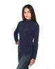 Immagine di ON SPIRIT - MICROPILE DONNA  MEZZA ZIP BLU-  VALENTINA