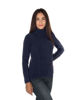 Immagine di ON SPIRIT - MICROPILE DONNA  MEZZA ZIP BLU-  VALENTINA