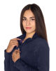 Immagine di ON SPIRIT - MICROPILE DONNA  MEZZA ZIP BLU-  VALENTINA