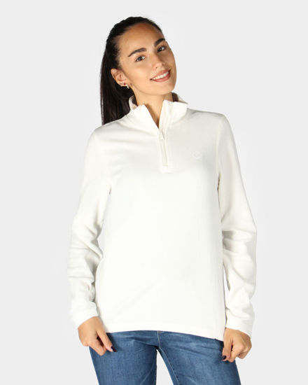 Immagine di ON SPIRIT - MICROPILE DONNA  MEZZA ZIP BIANCO -  VALENTINA