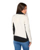 Immagine di ON SPIRIT - MICROPILE DONNA  FULL  ZIP BIANCO E NERO -  AGNESE