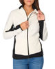 Immagine di ON SPIRIT - MICROPILE DONNA  FULL  ZIP BIANCO E NERO -  AGNESE