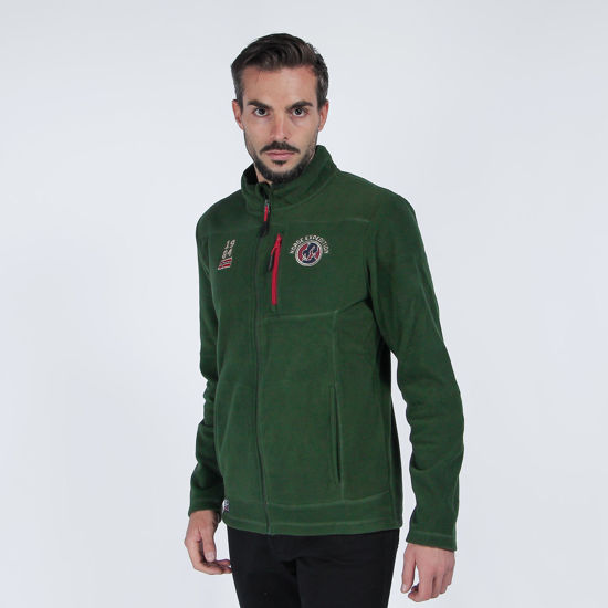 Immagine di ON SPIRIT - PILE UOMO FULL ZIP VERDE -  MATTIA