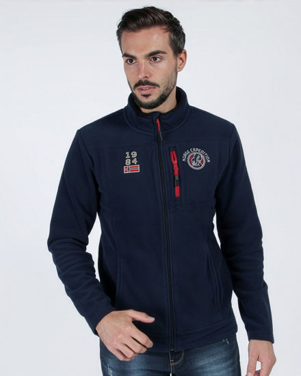 Immagine di ON SPIRIT - PILE UOMO FULL ZIP BLU-  MATTIA