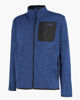 Immagine di ON SPIRIT - PILE UOMO FULL ZIP IN TESSUTO KNIT BLU E NERO  -  RUGGERO