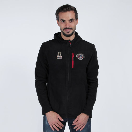 Immagine di ON SPIRIT - PILE UOMO FULL ZIP NERO -  MATTIA