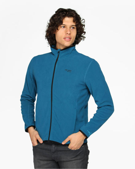 Immagine di ON SPIRIT - PILE UOMO  FULL ZIP BLU PETROLIO - EMILIO