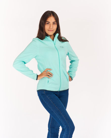 Immagine di ON SPIRIT - PILE DONNA FULL ZIP TURCHESE - LUANA