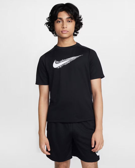 Immagine di NIKE - T-SHIRT MEZZA MANICA KIDS NERA MULTI, HF8100-010