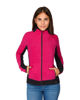 Immagine di ON SPIRIT - MICROPILE DONNA  FULL  ZIP FUXIA E NERO -  AGNESE