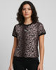Immagine di PUMA - T-SHIRT DONNA MEZZA MANICA  LEOPARTATA MARRONE E NERA ESSENTIALS   GRAPHICS LEO LUXE, 634562-01