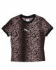 Immagine di PUMA - T-SHIRT DONNA MEZZA MANICA  LEOPARTATA MARRONE E NERA ESSENTIALS   GRAPHICS LEO LUXE, 634562-01