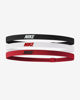 Immagine di NIKE - FASCETTE ELASTICHE NERA, BIANCA E ROSSA HAIRBANDS  3PK , N1004529-083