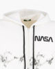 Immagine di NASA - FELPA BIANCA CON CAPPUCCIO E ZIP DA UOMO
