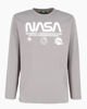 Immagine di NASA - MAGLIA MANICA LUNGA GRIGIA DA UOMO CON LOGO