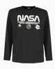 Immagine di NASA - MAGLIA MANICA LUNGA NERA DA UOMO CON LOGO