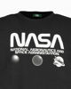 Immagine di NASA - MAGLIA MANICA LUNGA NERA DA UOMO CON LOGO
