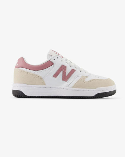 Immagine di NEW BALANCE 480 – SNEAKERS JUNIOR LIFESTYLE BEIGE / ROSA / BIANCA  -  GB48093B
