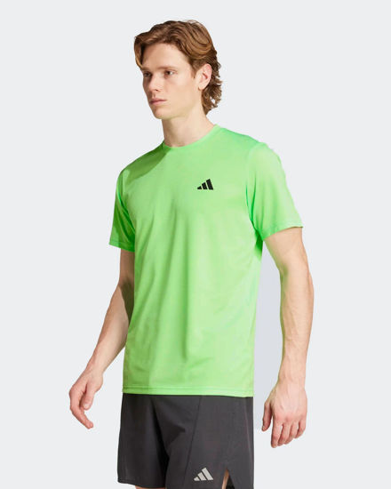 Immagine di ADIDAS - T-SHIRT MEZZA MANICA UOMO VERDE ESSENTIALS TRAINING - JW5024