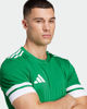 Immagine di ADIDAS - T-SHIRT MEZZA MANICA UOMO SQUA25 JSY VERDE E BIANCA - JN7485
