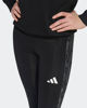 Immagine di ADIDAS - LEGGINGS JUNIOR NERI  CON 3 STRISCE ANIMALIER - KC5451
