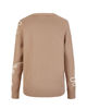 Immagine di BACHATA - Maglia beige a manica lunga da donna