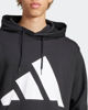 Immagine di ADIDAS - FELPA CON CAPPUCCIO UOMO NERA PERFORMANCE ESSENTIALS BIG LOGO FRENCH TERRY - IN6159