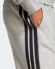 Immagine di ADIDAS - PANTALONI TUTA DA UOMO GRIGI  ESSENTIALS 3 - STRIPES FELPATI -  JD1862