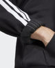 Immagine di ADIDAS - FELPA  UOMO  CON CAPPUCCIO ESSENTIALS 3 STRIPES  NERA E BIANCA 3S FL HD -  JE6297