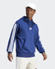 Immagine di ADIDAS - FELPA  UOMO  CON CAPPUCCIO ESSENTIALS 3 STRIPES BLU E BIANCA 3S FL HD -  JE6299