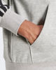 Immagine di ADIDAS - FELPA  UOMO FULL ZIP CON CAPPUCCIO GRIGIA ESSENTIALS 3- STRIPES  -  JD1865