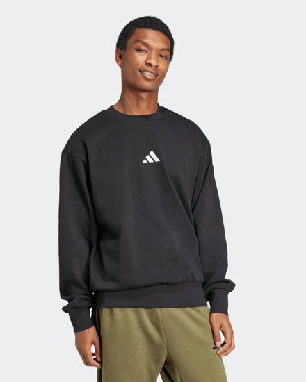 Immagine di ADIDAS - FELPA  UOMO NERA PERFORMANCE ESSENTIALS BIG LOGO FRENCH TERRY - IN6160
