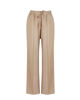 Immagine di BACHATA - Pantalone a palazzo beige con pinces da donna