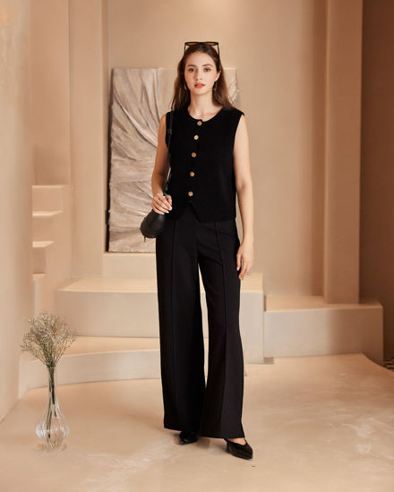 Immagine di BACHATA -Pantalone nero a palazzo