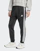 Immagine di ADIDAS - PANTALONI DA TUTA UOMO NERI CON 3 BANDE BIANCHE  -JI8809