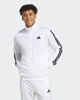 Immagine di ADIDAS - FELPA UOMO FULL ZIP3S DAYREADY TRACKTOP BIANCA CON BANDE NERE - JN6491
