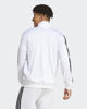Immagine di ADIDAS - FELPA UOMO FULL ZIP3S DAYREADY TRACKTOP BIANCA CON BANDE NERE - JN6491