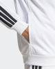 Immagine di ADIDAS - FELPA UOMO FULL ZIP3S DAYREADY TRACKTOP BIANCA CON BANDE NERE - JN6491