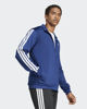 Immagine di ADIDAS - FELPA UOMO FULL ZIP3S DAYREADY TRACKTOP BLU CON BANDE BIANCHE -JI8817