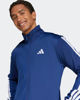 Immagine di ADIDAS - FELPA UOMO FULL ZIP3S DAYREADY TRACKTOP BLU CON BANDE BIANCHE -JI8817